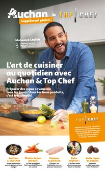 Prospectus Auchan Hypermarché de la semaine "L'art de cuisiner au quotidien avec Auchan & Top Chef" avec 1 pages, valide du 01/03/2024 au 30/04/2024 pour Tremblay-en-France et alentours
