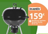 Barbecue charbon de bois Pyrite - INVENTIV en promo chez Mr. Bricolage Beaucaire à 159,00 €