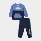 Ensemble 2 pièces sweat et jogging bleu marine bébé garçon à 11,19 € dans le catalogue La Halle
