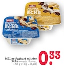 Aktuelles Joghurt mit der Ecke Schoko Balls + Joghurt Vanille-Geschmack Angebot bei E center in Mainz ab 0,33 €