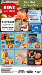 REWE Prospekt "Dein Markt" für Düsseldorf, 30 Seiten, 22.04.2024 - 27.04.2024