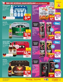 Energydrink im Netto Marken-Discount Prospekt "Aktuelle Angebote" mit 58 Seiten (München)
