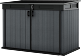 Mülltonnenbox/Fahrradgarage „Cortina Mega Evotech“ im Hornbach Prospekt Mülltonnenbox/Fahrradgarage „Cortina Mega Evotech“ von Keter im aktuellen Hornbach Prospekt für 449,00 €