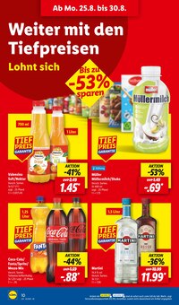Cola im aktuellen Lidl Prospekt (Wismar) Cola im Lidl Prospekt "LIDL LOHNT SICH" mit 68 Seiten (Wismar)