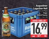 Lagerbier Hell im Angebot bei EDEKA in Neuburg Lagerbier Hell Angebote von Augustiner bei EDEKA Neuburg für 16,99 €