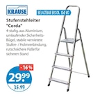 Stufenstehleiter Corda von Krause im aktuellen V-Markt Prospekt für 29,99 €