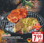 Schweinenackensteaks mariniert von Bauern Gut für 7,99 € bei EDEKA im Angebot Schweinenackensteaks mariniert von Bauern Gut im aktuellen EDEKA Prospekt