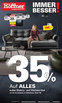 Höffner Prospekt IMMER BESSER! mit  Seiten in Ahrensfelde und Umgebung