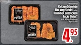Chicken Schmiede Hau weg-Steaks im EDEKA Prospekt Chicken Schmiede Hau weg-Steaks von Wiesenhof im aktuellen EDEKA Prospekt für 4,95 €