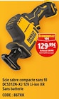 Scie sabre compacte sans fil DCS312N-XJ 12V Li-ion XR - DEWALT dans le catalogue Screwfix
