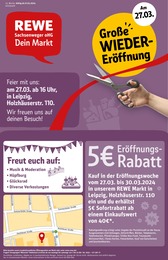 REWE Prospekt "Dein Markt" für Leipzig, 32 Seiten, 25.03.2024 - 30.03.2024