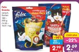 Snacks Knabber Mix Angebote von Felix bei Netto Marken-Discount Villingen-Schwenningen für 2,69 €