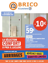 Catalogue E.Leclerc à Parentis-en-Born, avec 12 pages Prospectus E.Leclerc à Parentis-en-Born, "BRICO", 12 pages, 25/08/2026 - 12/09/2026