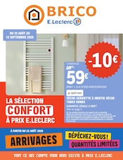 Catalogue E.Leclerc à Aire-sur-L'Adour cette semaine, valable du 25/08/2026 au 12/09/2026 Prospectus E.Leclerc à Aire-sur-L'Adour, "BRICO", 12 pages de promos valables du 25/08/2026 au 12/09/2026