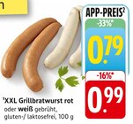Aktuelles XXL Grillbratwurst rot Angebot bei EDEKA in Mannheim ab 0,79 €