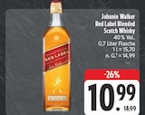 Aktuelles Red Label Blended Scotch Whisky Angebot bei EDEKA in Neumarkt (Oberpfalz) ab 10,99 €