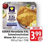 Herzstücke XXL Schweineschnitzel Wiener Art im Angebot bei E center in Homburg Herzstücke XXL Schweineschnitzel Wiener Art Angebote von EDEKA bei E center Homburg für 3,99 €