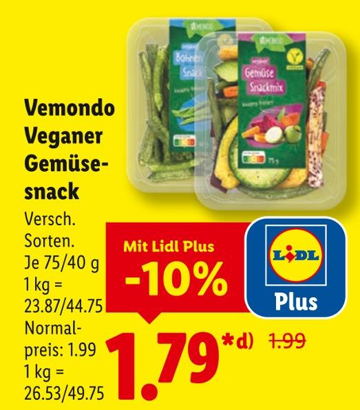 Veganer Gemüsesnack