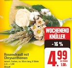 Rosenstrauß mit Chrysanthemen im aktuellen E center Prospekt