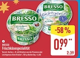 Frischkäsespezialität mit Kräutern aus der Provence von BRESSO im aktuellen ALDI Nord Prospekt
