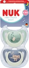 Schnuller First Choice Night Silikon, grün/blau, 6-18 Monate von NUK im aktuellen dm-drogerie markt Prospekt für 5,95 €