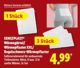 Wärmegürtel/Wärmepflaster XXL/Regelschmerz-Wärmepflaster von SENSIPLAST im aktuellen Lidl Prospekt für 4,99 €