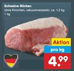 Schweine-Rücken Angebote bei Netto Marken-Discount Braunschweig für 4,99 €