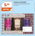 Geschenkpackung Duschen von Tesori d'Oriente im aktuellen Müller Prospekt für 5,45 €