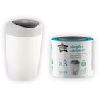SUR TOUTES LES POUBELLES À COUCHES ET RECHARGES SIMPLE - TOMMEE TIPPEE en promo chez Carrefour Nice