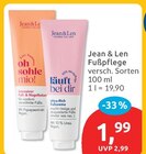Fußpflege von Jean & Len für 1,99 € bei budni im Angebot Fußpflege von Jean & Len im aktuellen budni Prospekt