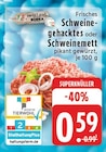 Aktuelles Frisches Schweinegehacktes oder Schweinemett Angebot bei E center in Wuppertal ab 0,59 €