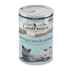 LandFleisch Cat Adult Schlemmertopf mit Geflügel & Krabben 400 g im Angebot bei Zookauf in Hagen LandFleisch Cat Adult Schlemmertopf mit Geflügel & Krabben 400 g Angebote von Landfleisch bei Zookauf Hagen für 1,49 €