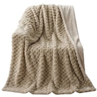 Plaid "WAFFLE" - TEX HOME en promo chez Carrefour Brest à 17,99 €