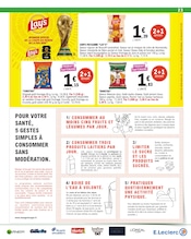 Promos Lay's dans le catalogue "Aux petits soins pour votre budget" de E.Leclerc à la page 23 Promos Lay's dans le catalogue "Aux petits soins pour votre budget" de E.Leclerc à la page 23