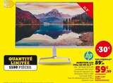 Moniteur LCD Full HD HP 21.5" - HP en promo chez Hyper U Caen à 59,99 €