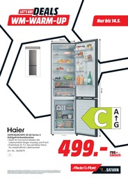 MediaMarkt Saturn Kuehl Gefrierkombi im Prospekt 