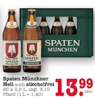 Münchner Hell im Angebot bei E center in Wiesbaden Münchner Hell Angebote von Spaten bei E center Wiesbaden für 13,99 €