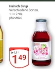 Sirup im Angebot bei GLOBUS in Frankenthal Sirup Angebote von Hainich bei GLOBUS Frankenthal für 1,49 €