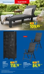 Prix et réduction Fauteuil dans le prospectus Lidl en cours Offre Fauteuil dans le catalogue Lidl du moment à la page 41