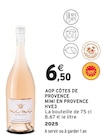 Promo AOP Côtes de Provence HVE3 2025 à 6,50 € dans le catalogue Intermarché Super à Gournay-en-Bray
