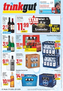 Krombacher im Trinkgut Prospekt "Aktuelle Angebote" mit 6 Seiten (Dinslaken)