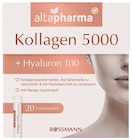 Kollagen 5000 + Hyaluron 100 von Altapharma für 17,99 € bei Rossmann im Angebot Kollagen 5000 + Hyaluron 100 von Altapharma im aktuellen Rossmann Prospekt