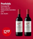 Koonunga Hill oder Shiraz Cabernet Angebote von Penfolds bei Getränke Hoffmann Hof für 12,49 €