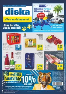 diska Prospekt der KW 18 "Alles günstig. Alles da. Alles an Deinem Ort." Aktueller diska Prospekt "Alles günstig. Alles da. Alles an Deinem Ort." Seite 1 von 12 Seiten
