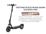 Trottinette électrique Scooter 5 Pro - Xiaomi en promo chez Fnac Trottinette électrique Scooter 5 Pro - Xiaomi dans le catalogue Fnac