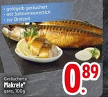 Geräucherte Makrele im EDEKA Prospekt Geräucherte Makrele von  im aktuellen EDEKA Prospekt für 0,89 €