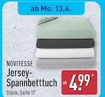 Jersey-Spannbetttuch bei ALDI Nord im St. Michaelisdonn Prospekt für 4,99 €