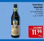 Kräuterlikör im Angebot bei Marktkauf in Altenburg Kräuterlikör Angebote von Fernet-Branca bei Marktkauf Altenburg für 11,99 €