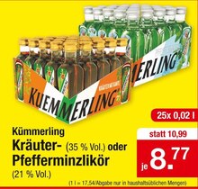 Zimmermann Nordhorn - Kräuter- oder Pfefferminzlikör Kräuter- oder Pfefferminzlikör Angebot bei Zimmermann Nordhorn im Prospekt Mehr als Du denkst!
