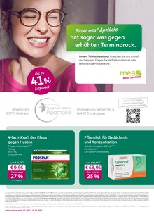 mea - meine apotheke Prospekt Unsere Februar-Angebote mit 6 Seiten